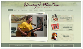 Henry Martin website